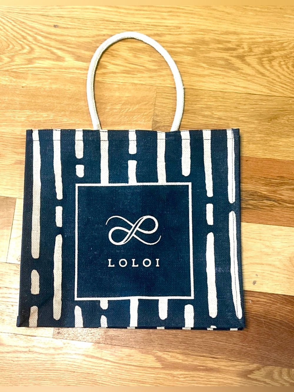 Jute/Burlap advertising Loloi TOTE BAG